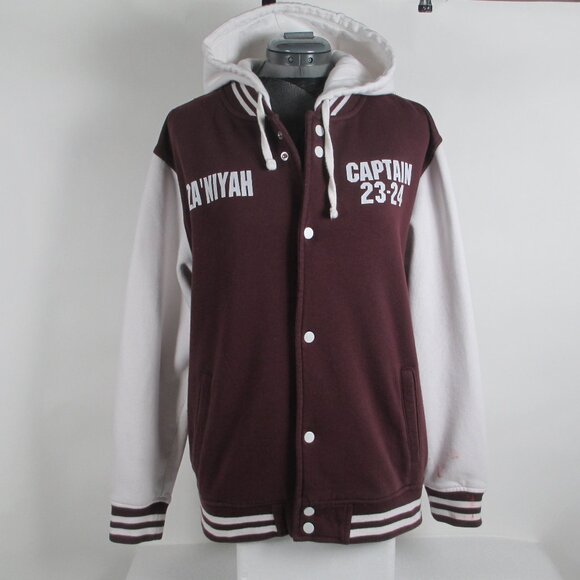 CHEER TEAM LETTERMAN HOODIE JACKET - Picture 3 of 14